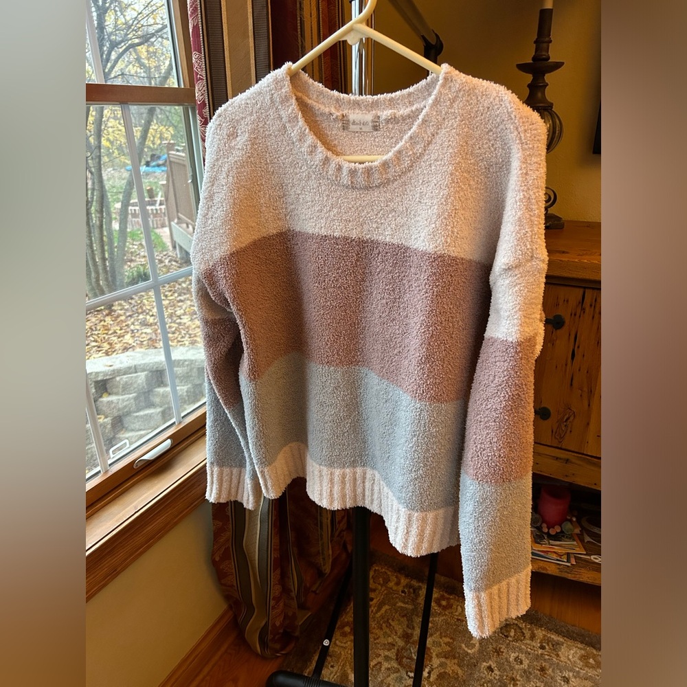 Altar’d State Chenille Stripe Sweater size medium